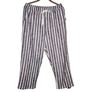 Fashion Says Me Too Striped Pants Size Large